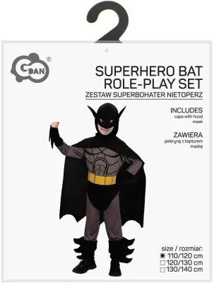 Strój dla dzieci Superbohater Nietoperz 110/120cm