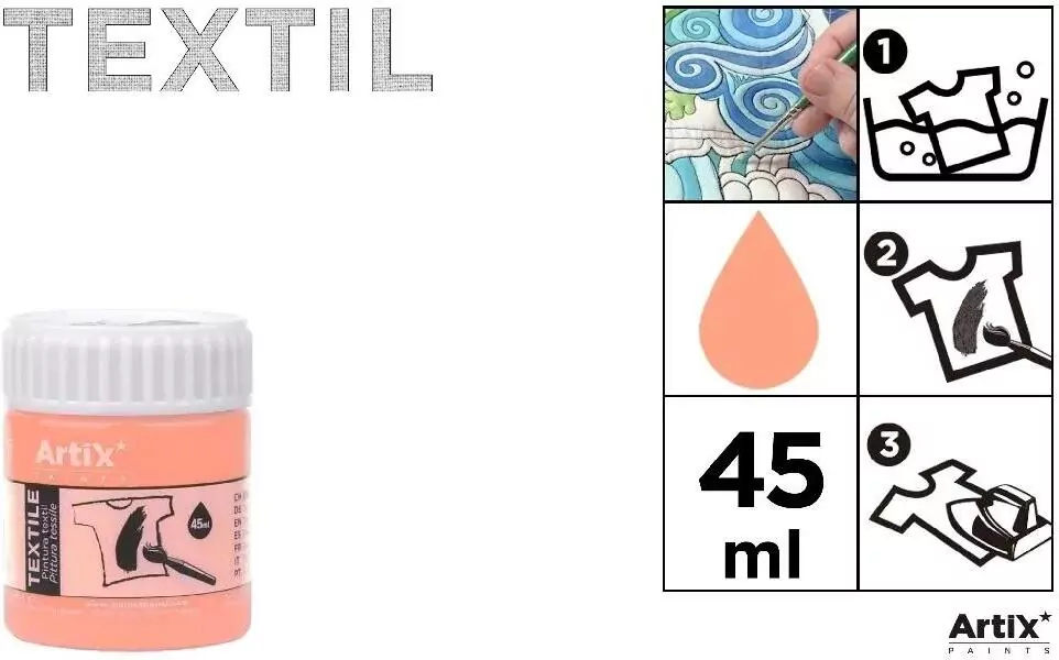 Farba do tkanin 45ml cielista - tantis.pl
