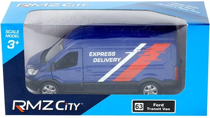 Ford Transit Van 2018, niebieski - tantis.pl
