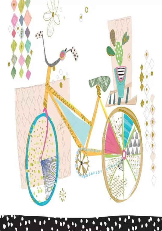 Karnet B6 + koperta. Rower - tantis.pl