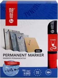 Marker permanentny. Czerwony 3mm