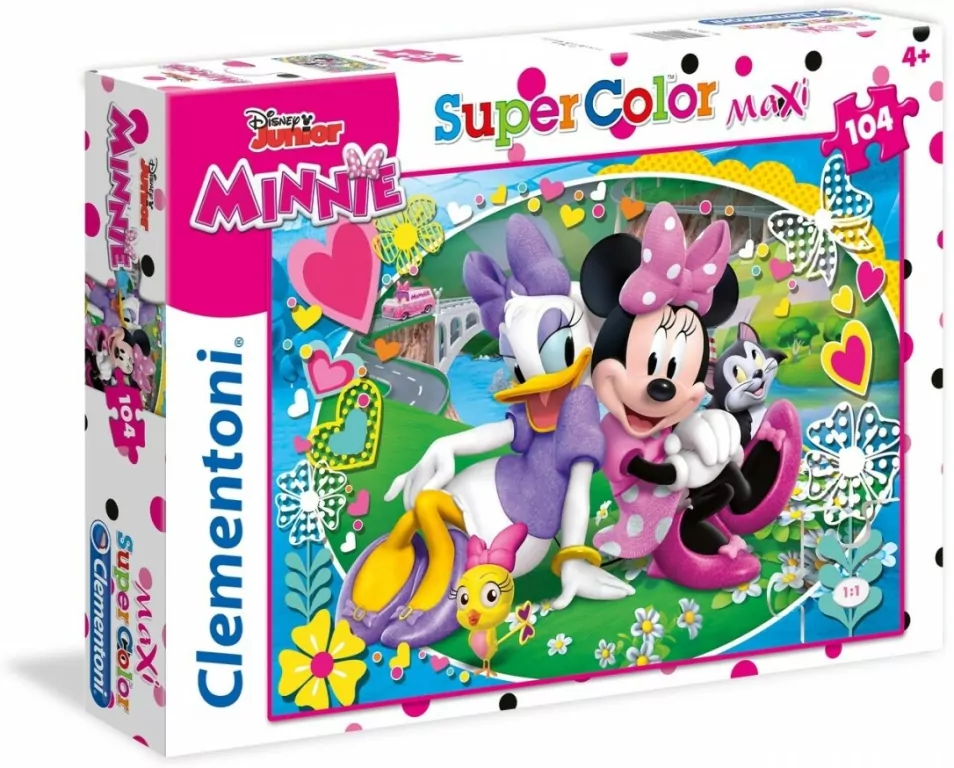 Puzzle 104 Maxi. SuperColor. Minnie Happy Helpers. - tantis.pl