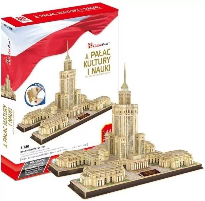 Puzzle 3D Pałac Kultury i Nauki - tantis.pl