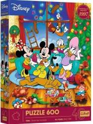 Puzzle 600 Myszka Miki i Przyjaciele Święta Disney
