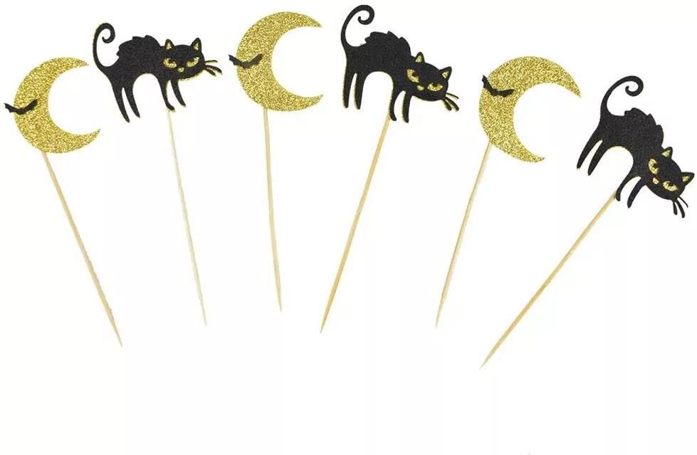 Dekoracja ciasta - czarne koty - tantis.pl