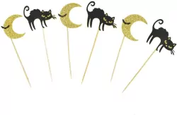 Dekoracja ciasta - czarne koty