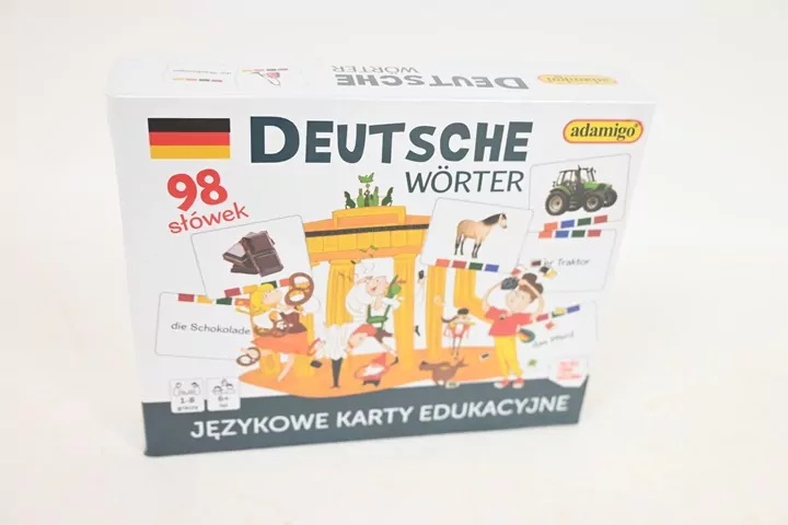Deutsche Worter - językowe karty edukacyjne - tantis.pl