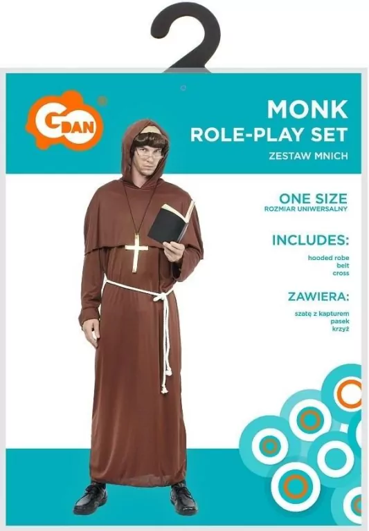Strój dla dorosłych Mnich rozm. uniwersalny - tantis.pl