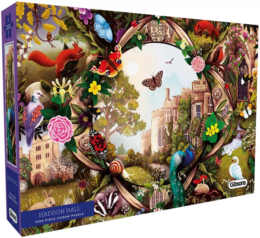 Puzzle 1000 Haddon Hall, Derbyshire, Anglia - tantis.pl
