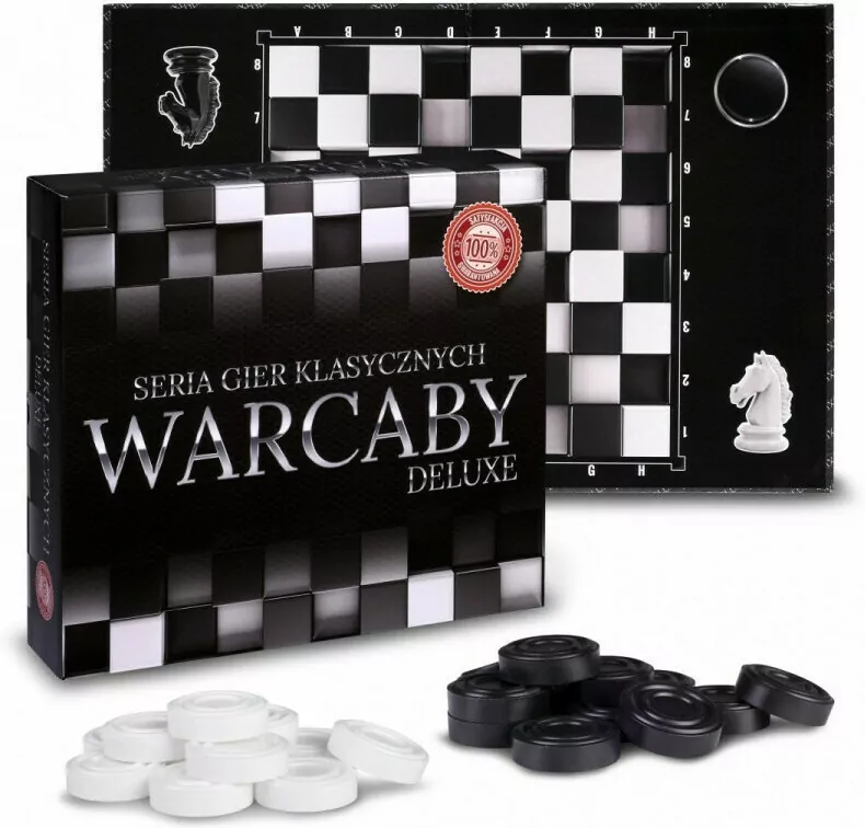 Warcaby Deluxe. Seria Gier Klasycznych - tantis.pl