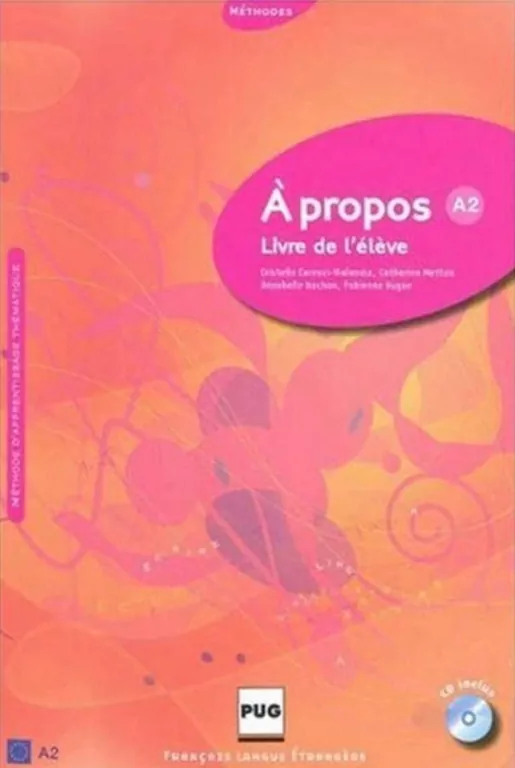 A propos A2 Livre de l'eleve + CD - tantis.pl