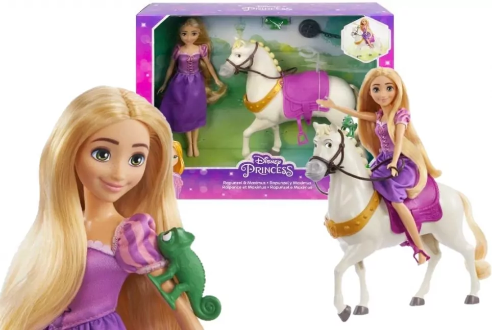 Lalka Roszpunka i Maksimus. Disney Princess - tantis.pl