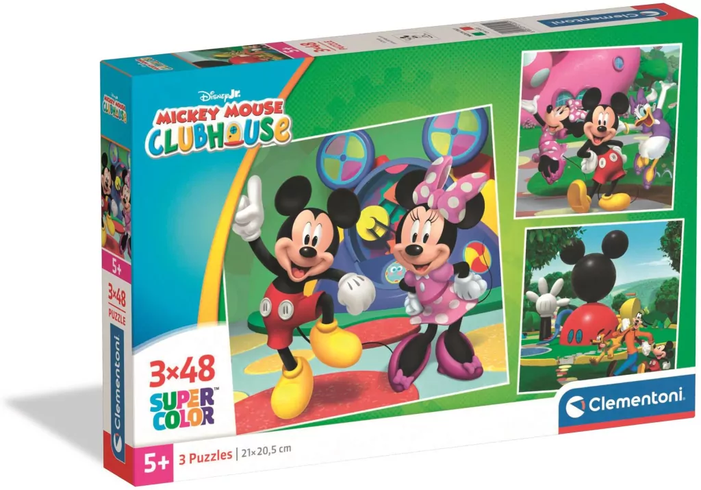 Puzzle 3x48 Mouse Clubhouse - tantis.pl