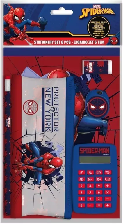 Piórnik z kalkulatorem Spiderman - tantis.pl