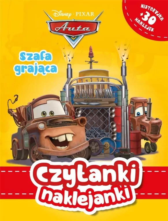 Czytanki naklejanki. Szafa grająca. Disney Pixar Auta - tantis.pl