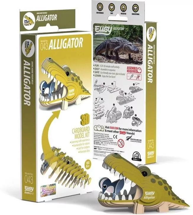 Aligator Eugy. Eko Układanka 3D - tantis.pl