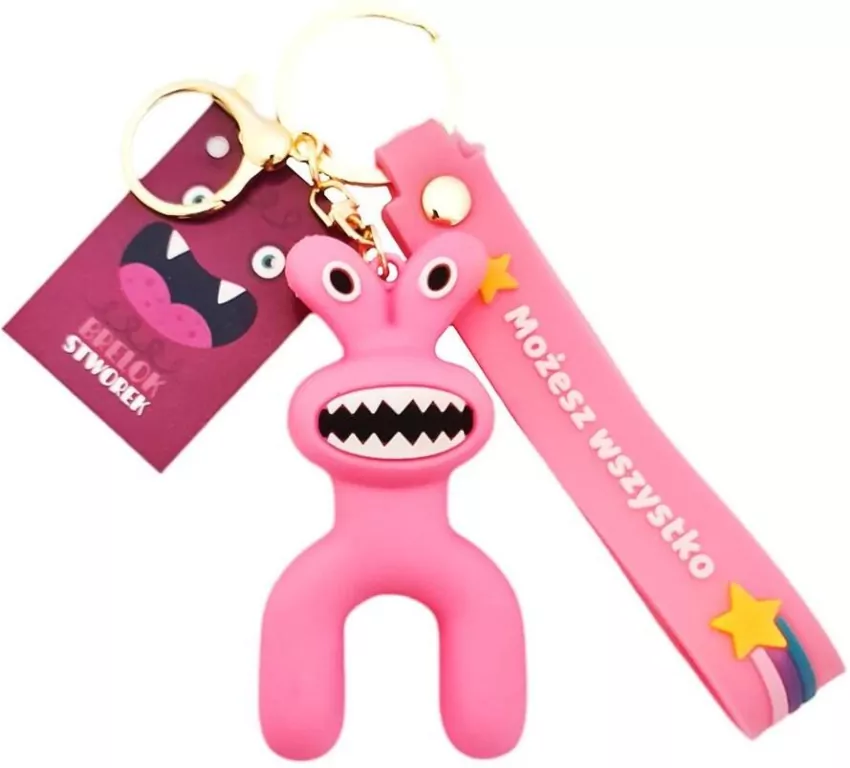 Brelok stworek Możesz wszystko różowy - tantis.pl