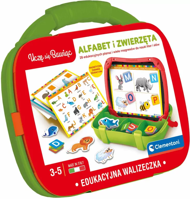 Walizeczka edukacyjna alfabet i zwierzęta - tantis.pl
