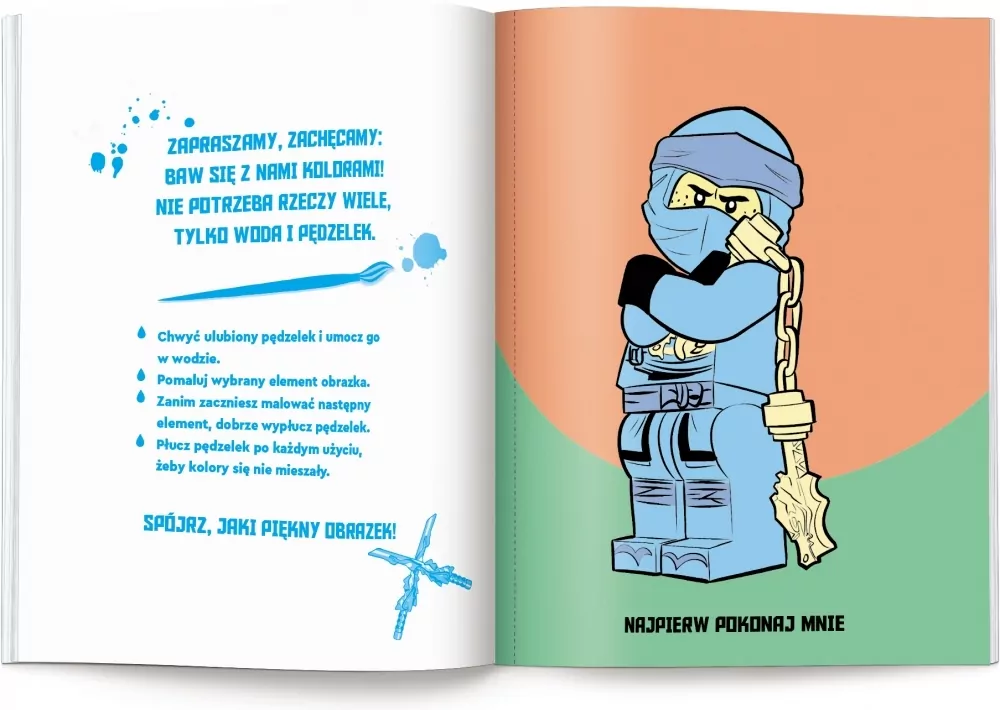 Lego Ninjago. Maluj wodą - tantis.pl