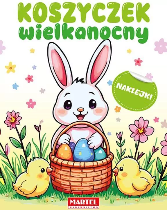 Koszyczek wielkanocny z naklejkami - tantis.pl