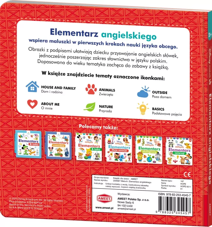 Disney Maluch. Elementarz angielskiego - tantis.pl