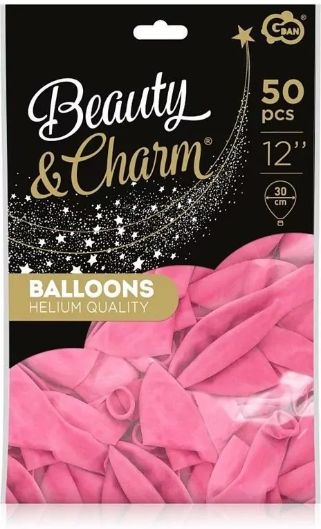 Balony Beauty&Charm pastelowe 30cm 50szt - tantis.pl