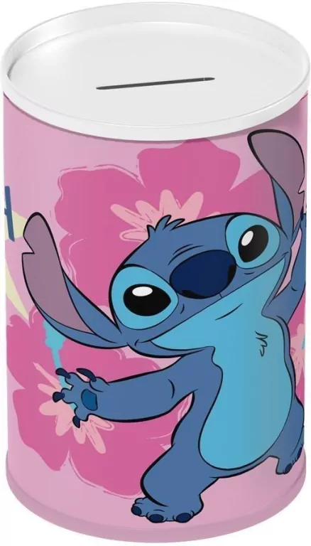 Skarbonka metalowa Lilo&Stitch 10x15cm - tantis.pl