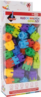 Klocki małych geniuszy śrubki 65el
