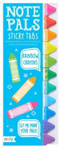 Karteczki Samoprzylepne Tęczowe Kredki - tantis.pl