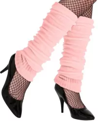 Ocieplacze na nogi różowe