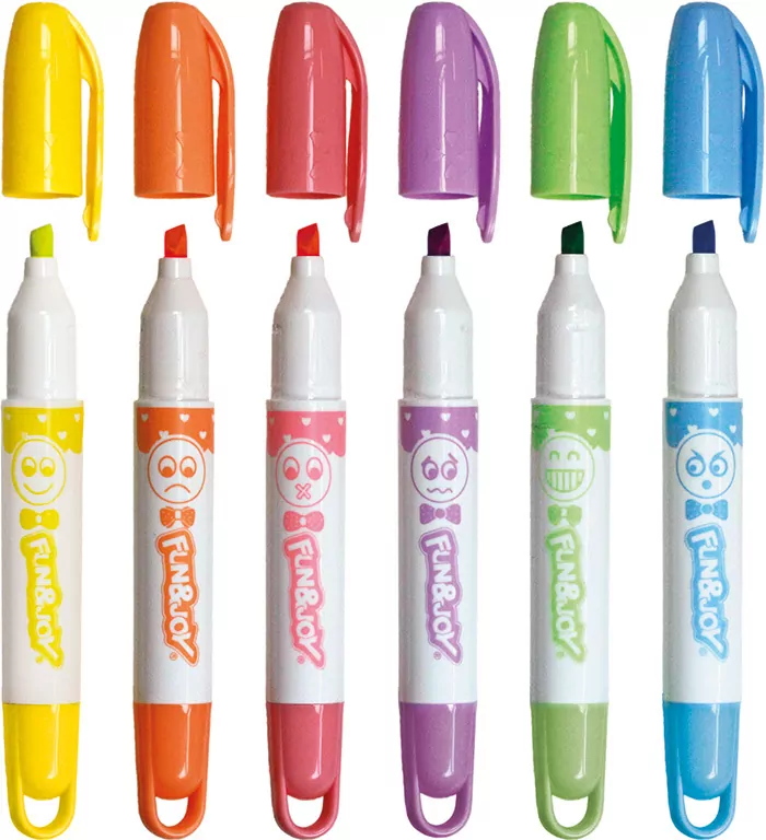 Zakreślacze Jumbo zapachowe 6 kolorów - tantis.pl