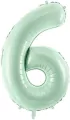 Balon foliowy cyfra 6 72cm zielony - tantis.pl