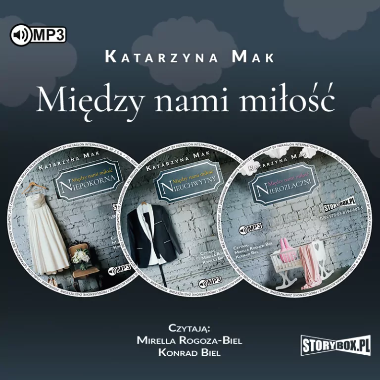 Pakiet: Niepokorna / Nieuchwytny / Nierozłączni. Między nami miłość. Tom 1-3. Audiobook - tantis.pl