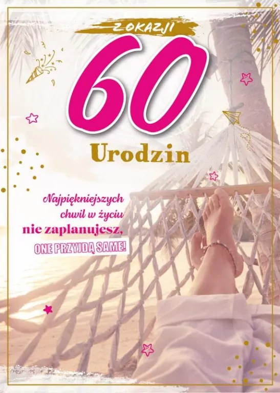 Karnet 60 Urodziny - tantis.pl