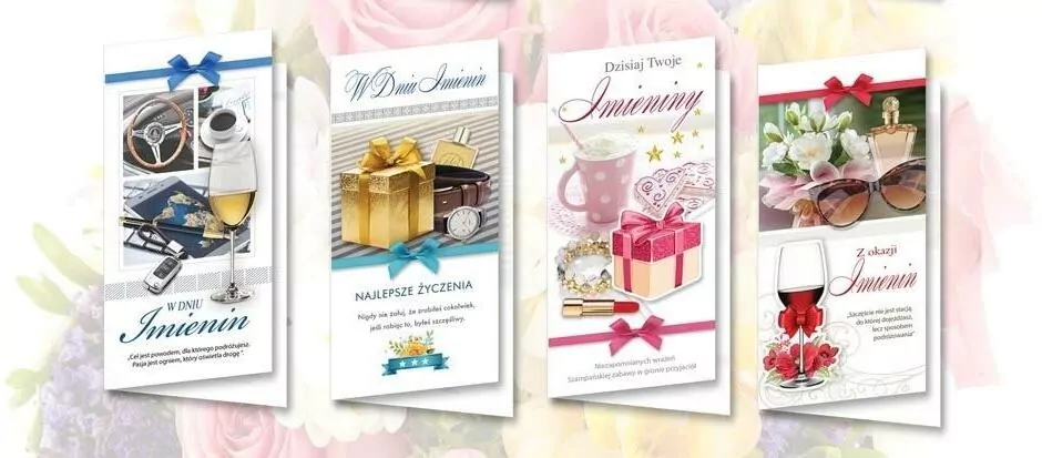 Karnet DL De Lux. Imieniny. Mix - tantis.pl