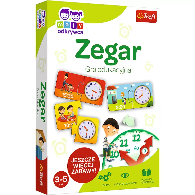 Mały odkrywca. Zegar - tantis.pl