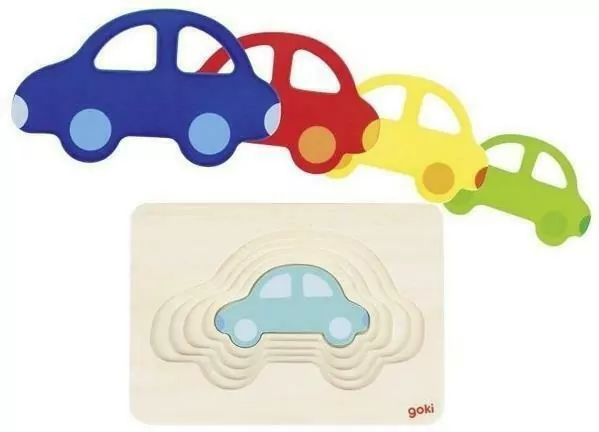 Puzzle warstwowe. Samochodzik - tantis.pl
