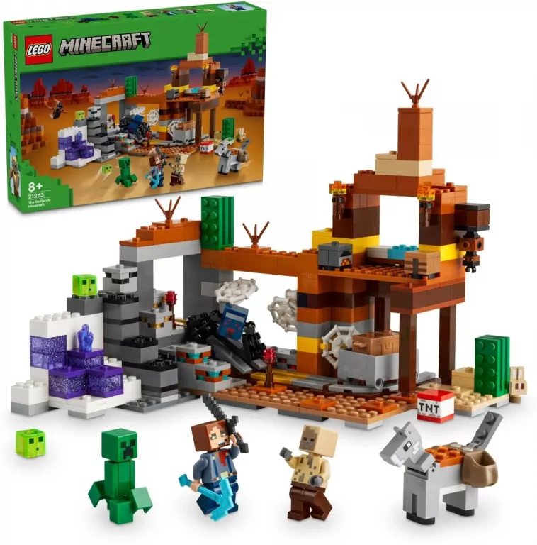 LEGO® Minecraft. Kopalnia w Badlandach 21263 - tantis.pl
