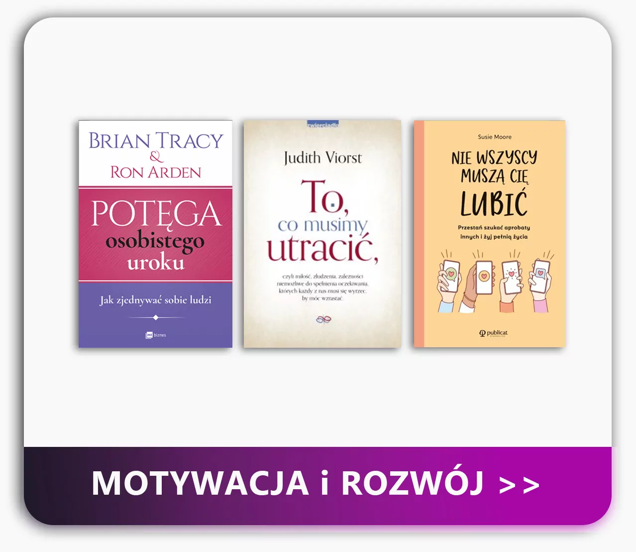 Książki motywacyjne, rozwój osobisty 