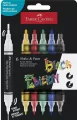 Marker akrylowy Black Edition 6kol FABER-CASTELL - tantis.pl