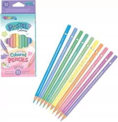 Kredki ołówkowe okrągłe. Colorino Kids. Pastel. 10 kolorów