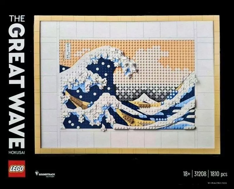 LEGO® Art. Wielka fala z Kanagawy. 31208 - tantis.pl