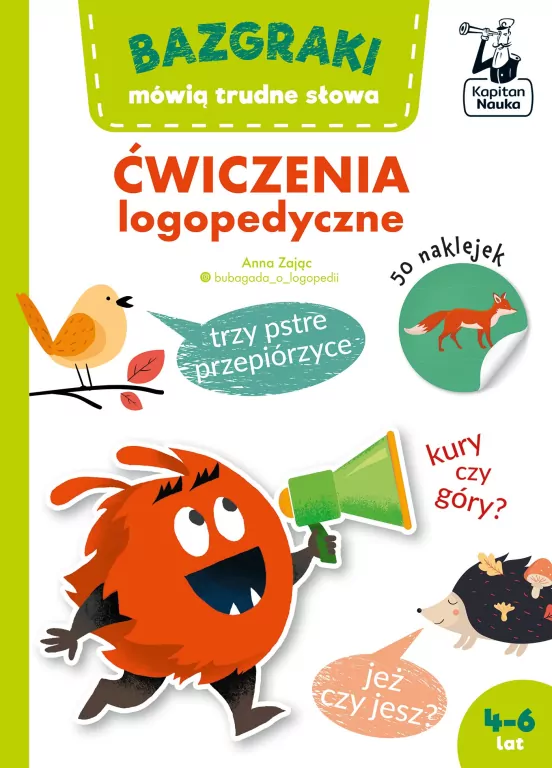 Bazgraki mówią trudne słowa. Ćw. logopedyczne - tantis.pl