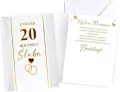 Karnet Rocznica ślubu 20 - tantis.pl