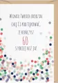 Karnet Urodziny 60 - tantis.pl