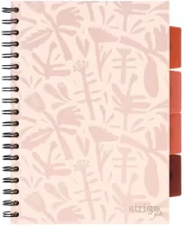 Kołozeszyt Pads B5/100K kratka Floral beżowy