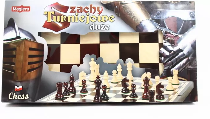 Szachy turniejowe duże 43 cm - tantis.pl