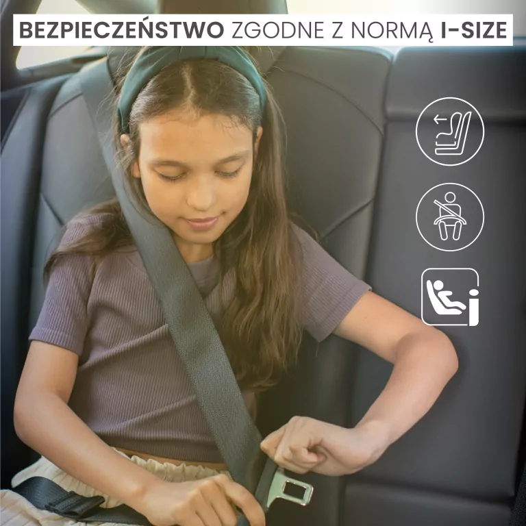 Caretero Fotelik Jaguar I-Size różowy (125-150cm) - tantis.pl