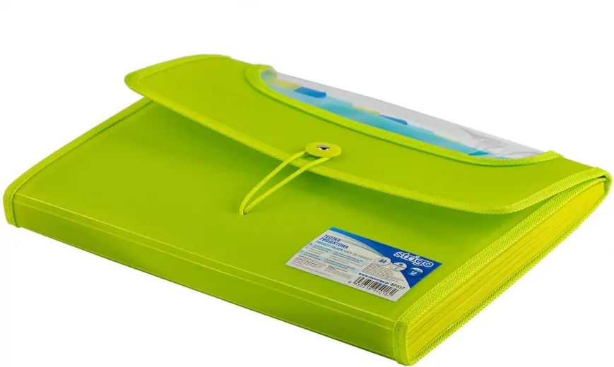 Teczka PP A4 12 przekładek zielona - tantis.pl
