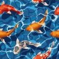Malowanie po numerach: Japoński karp 40 x 40cm - tantis.pl